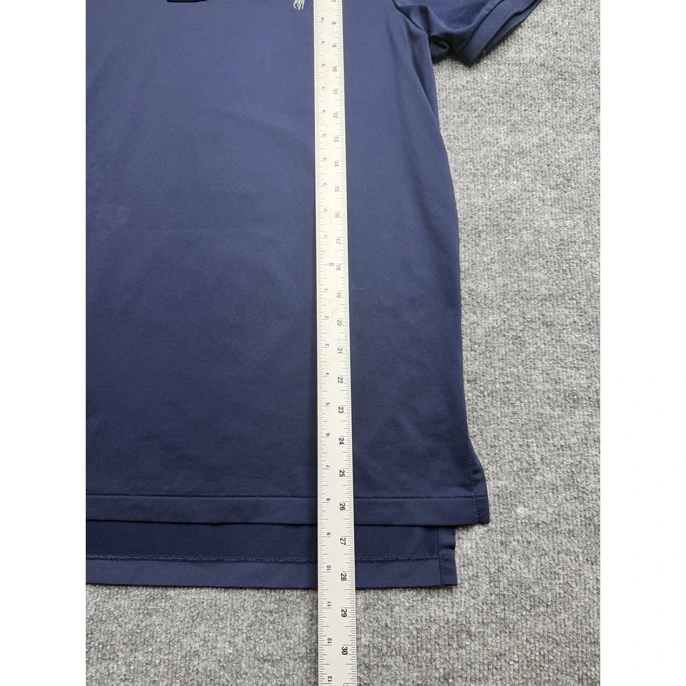 Men's Polo Ralph Lauren Performance Shirt Size M Navy Blue Short Sleeve